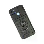 Realme C25y Kılıf Pars Lens Yüzüklü Silikon - Siyah-3