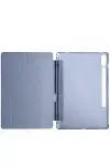 Samsung Galaxy X610 Tab S9 FE Plus 12.4 Kılıf Kalemlikli Mars Tablet Kılıfı - Lavender-3