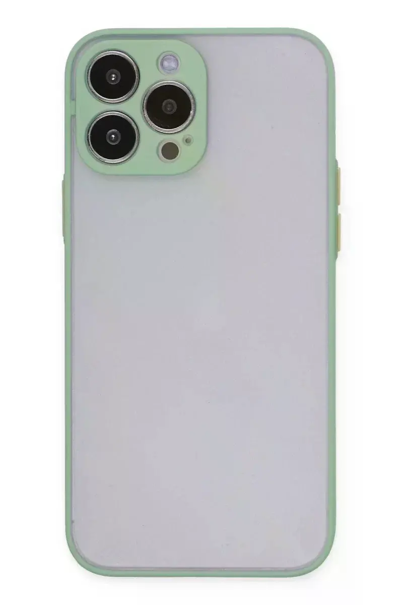 Apple iPhone 14 Pro Max Kılıf Montreal Silikon Kapak - Turkuaz