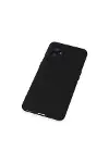 One Plus 9 Kılıf Nano içi Kadife Silikon - Siyah-4