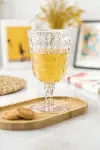 Allegra Şeffaf Kadeh Bardak - 450 ml Tekli Akrilik Malzeme - Cam Değildir Kırılmaya Dayanıklı-2