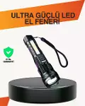 Outdoor ve Acil Durum İçin Güçlü LED El Feneri-1