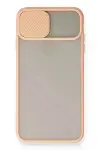 Apple iPhone XS Max Kılıf Palm Buzlu Kamera Sürgülü Silikon - Pembe-2