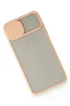 Apple iPhone XS Max Kılıf Palm Buzlu Kamera Sürgülü Silikon - Pembe-3