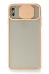 Apple iPhone XS Max Kılıf Palm Buzlu Kamera Sürgülü Silikon - Pembe-1