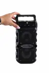 Bluetooth Hoparlör Çift krofonlu Güçlü Ses Kaliteli Kesintisiz Kablosuz-4