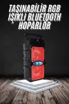Bluetooth Hoparlör Çift krofonlu Güçlü Ses Kaliteli Kesintisiz Kablosuz-1