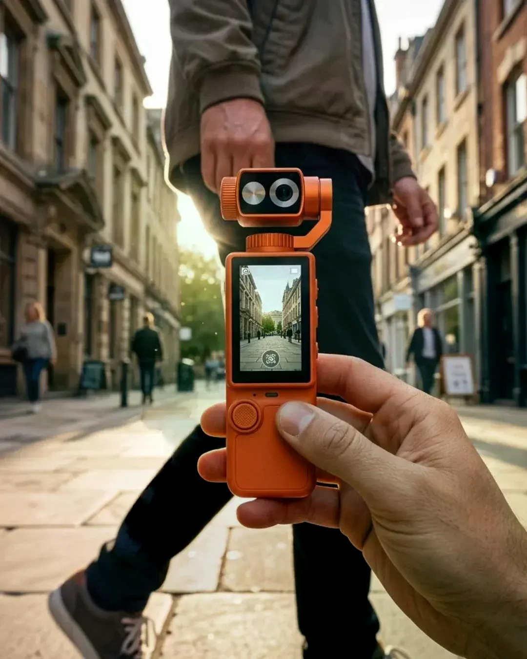4K Ultra HD Gimbal Vlog Kamera 180 Derece Döner Lens ve Sabitleyici Özellikli