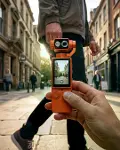 4K Ultra HD Gimbal Vlog Kamera 180 Derece Döner Lens ve Sabitleyici Özellikli-1
