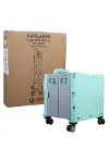 SN-26966 Katlanabilir Market Pazar Kamp Tekerlekli Alışveriş Arabası 60KG Kapasiteli-3