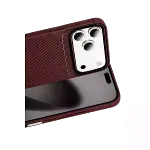 Apple İphone 18 Pro Max Auto Focus Karbon Kapak - Bordo-2