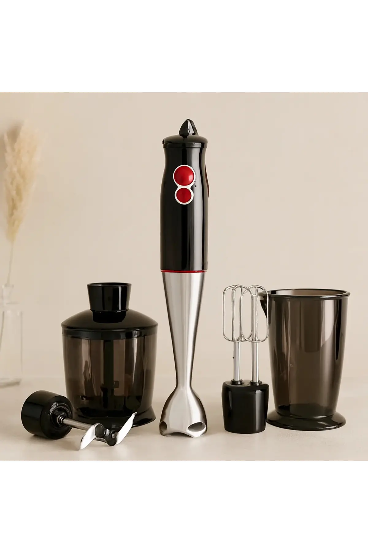 3'ü 1 Arada 1000W Blender Seti - Çelik Bıçaklı