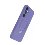 Samsung Galaxy A16 5g Regal Magsafe Standlı Kapak - Lila-3