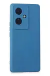 Vivo V29 Lite Kılıf Nano içi Kadife Silikon - Mavi-1