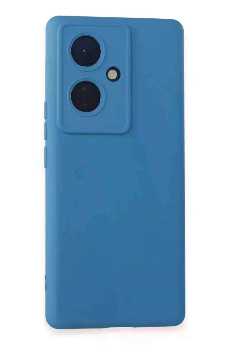 Vivo V29 Lite Kılıf Nano içi Kadife Silikon - Mavi
