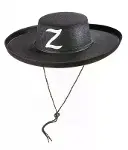 Z Logolu Çocuk Boy Bağcıklı Zorro Şapkası-2