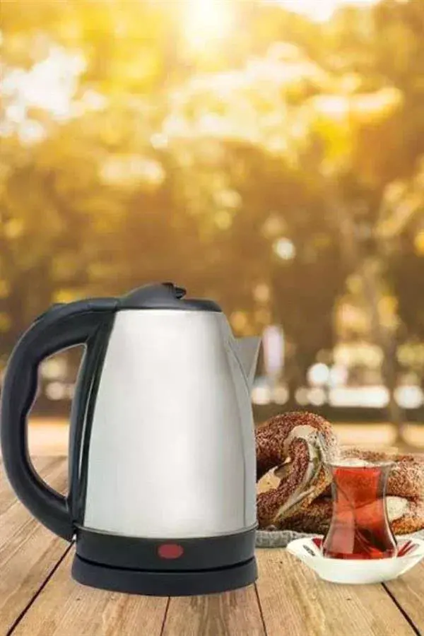 Kettle C F Tipi 220-240V Paslanmaz Çelik Elektrik Kablolu Otomatik Kapanma