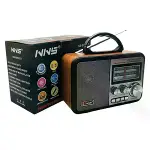 Orta Boy Retro, Nostaljik, Ahşap Tasarım Bluetooth Hoparlörlü, Şarjlı, Taşınabilir FM/AM Destekli Ra-2