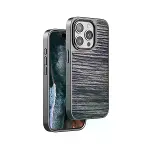 Venco Apple İphone 15 Pro Wave Kapak - Kahverengi-1