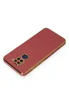 Xiao Red Note 9 Kılıf Volet Silikon - Kırmızı-3