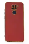Xiao Red Note 9 Kılıf Volet Silikon - Kırmızı-1