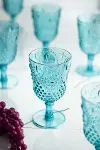 Akrilik Aquamarin 6'lı Kadeh & Su Meşrubat Kahve Yanı Bardağı 450 ml ( Cam Değildir )-2