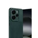 Xiao Note 14 5g Auto Focus Karbon Kapak - Koyu Yeşil-3