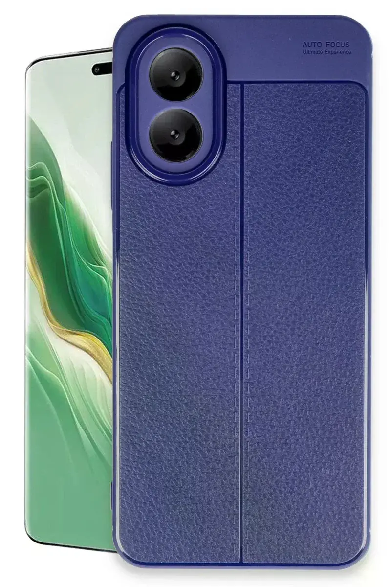 Oppo A38 Kılıf Auto Focus Kapak - Lacivert