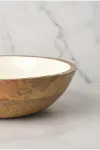 Mango Agacı Sunum Servis Kasesi & Dekoratif Kase 20 Cm Krem-4