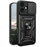 Apple İphone 17 Pars Lens Yüzüklü Silikon - Siyah-2