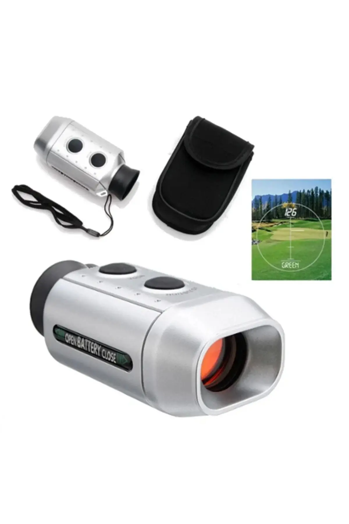 Dijital Mesafe Bulucu Dürbün 7x18– Golf Oynayanlar İçin Özel Telemetreli – Golfscope