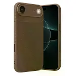 Apple İphone 17 Air Auto Focus Karbon Kapak - Kahverengi-1