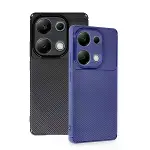 Xiao Red Note 13 Pro 4g Kılıf Auto Focus Karbon Kapak - Lacivert-3