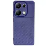 Xiao Red Note 13 Pro 4g Kılıf Auto Focus Karbon Kapak - Lacivert-4