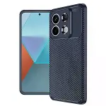 Xiao Red Note 13 Pro 4g Kılıf Auto Focus Karbon Kapak - Lacivert-1