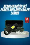 Led Lamba El Feneri Küçük Taşınabilir USB Şarjlı Acil Durum Lambası-2