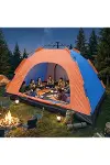 10 Kişilik Otomatik Kurulum Kamp Çadırı – Outdoor, Suya Dayanıklı Hızlı Kurulum Piknik ve Doğa İçin-2