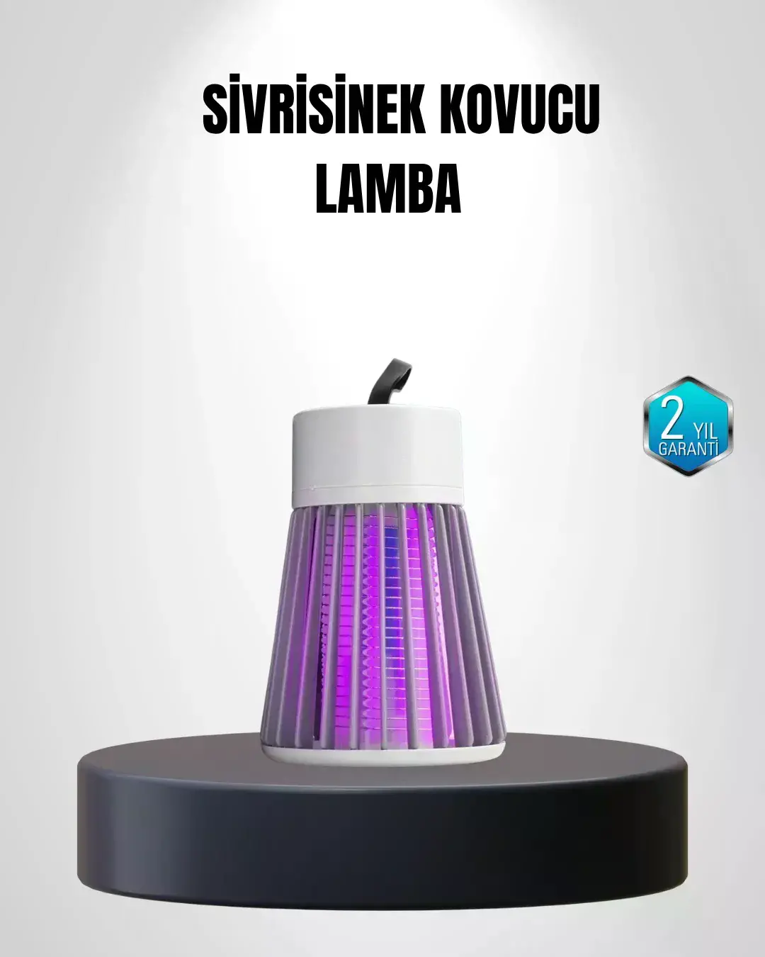 2000 mAh Şarjlı Sivrisinek Kovucu Lamba – Kimyasalsız, Güvenli ve Taşınabilir