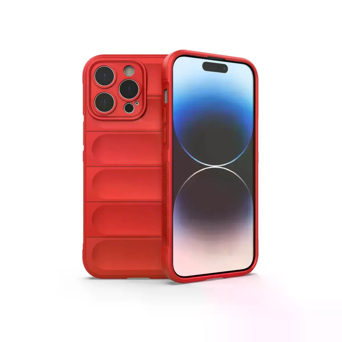 Apple İphone 14 Pro Kılıf Optimum Silikon - Kırmızı
