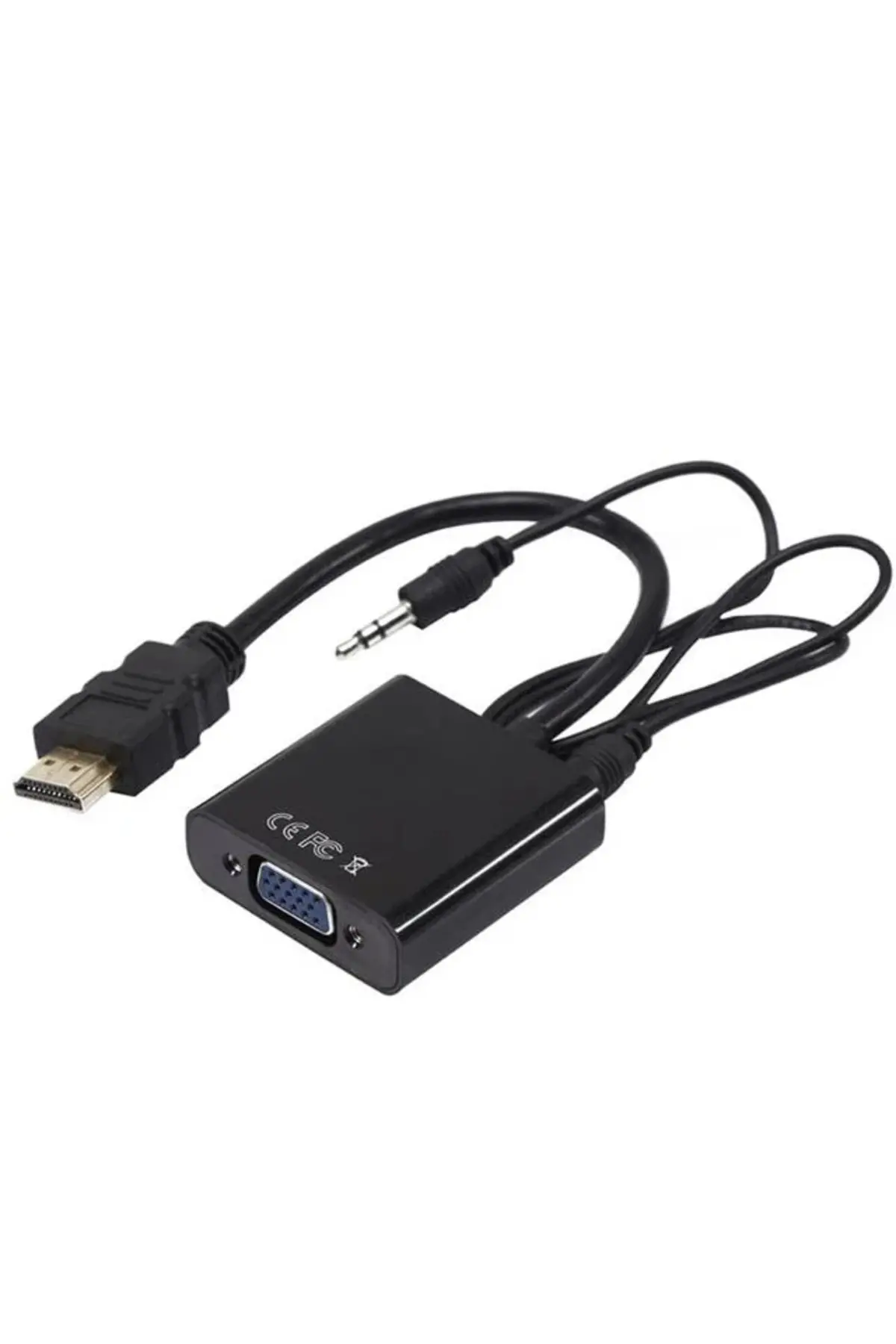 PM-32015 HDMI to VGA + Audio Ses Destekli Aktif Dönüştürücü Çevirici Adaptör