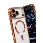 Apple İphone 17 Pro Max Kross Magneticsafe Kapak - Turuncu-3
