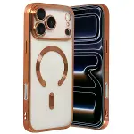 Apple İphone 17 Pro Max Kross Magneticsafe Kapak - Turuncu-1