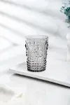 Akrilik Füme Tekli Kısa Bardak & Su Meşrubat Kahve Yanı Bardağı 400 ml ( Cam Değildir )-2