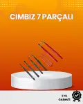7’li Hassas Uçlu Cımbız Seti Antistatik ESD Kaplamalı Profesyonel-1