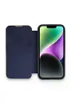 Apple iPhone 14 Pro Max Kılıf Dolpin Kapaklı - Lacivert-1