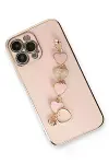 Apple iPhone 14 Pro Max Kılıf Esila Silikon - Pudra-3