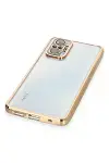 Xiao Red Note 10 Pro Kılıf Razer Lensli Silikon - Gold-3