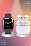 3.Nesil TWS Bluetooth Kulaklık ve Dokunmatik Ekran Akıllı Saat Sesli Görüşme-3