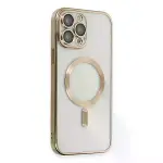 Apple İphone 15 Pro Kılıf Kross Magneticsafe Kapak - Gold-2