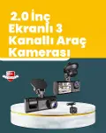 Full HD Çift Yönlü Araç Kamerası Hareket Algılama Döngüsel Kayıt-1